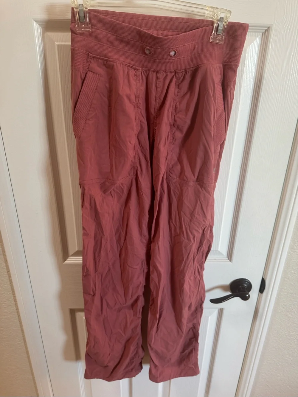 lululemon athletica Dance Studio mid rise full length Pant brier rose size 4